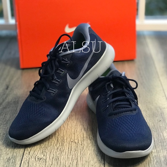 NWT Nike Free Run 2017 Binary Blue M AUTHENTIC - Picture 3 of 7